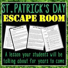 Read on for 10 interesting facts about mount st. St Patrick S Day Escape Room By Language Arts Excellence Tpt