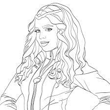 Disney Descendants Evie Coloring Pages To Print Kleurplaten Meisjes Tekenen Descendants