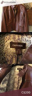 Danier Leather Biker Jacket Brown Blue Leather Jacket Leather Jackets Women Genuine Leather Jackets