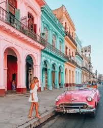 Living Destinations On Instagram Colorful Streets Havana Cuba Photo Lucyinthesskyy Congrats Founders Cuba Photos Cuba Photography Cuba Vacation