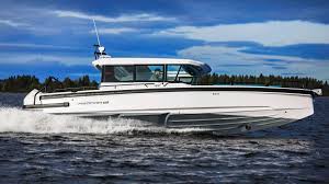 Another great feature of the cutwater 30 is an opening panel in the cabin bulkhead that allows the aft dinette seat to be reversed in order to accommodate two more guests in an enjoyable setting that's ideal for al fresco socializing. 2021 Axopar 28 Cabin Southeast Asia Yachts Boats For Sale Derani Yachts