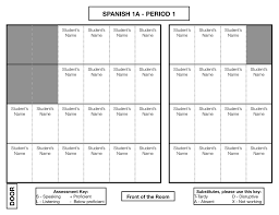 seating chart seating chart classroom seating charts