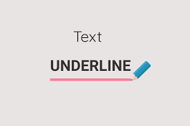CSS text underline | Kolosek