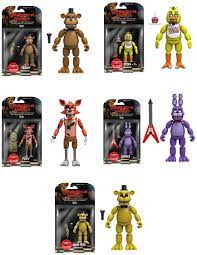 Amazon.com: Funko Five Nights at Freddy's 5-inch Series 1 Action Figures  (Set of 5) : Toys & Games