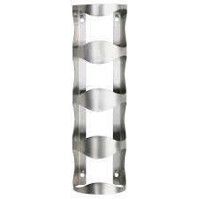 Different wall materials require different types of fasteners. Vurm 4 Bottle Wine Rack Stainless Steel Ikea