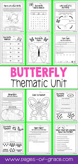Butterfly Thematic Unit Thematic Units Life Cycles Kindergarten Thematic