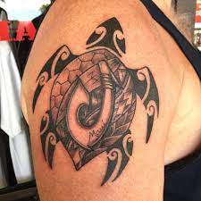 Nice 50 Delightful Turtle Tattoo Ideas For Men The Way To Express Wisgom And Loyalty Check More At Http Hook Tattoos Fishing Hook Tattoo Polynesian Tattoo