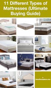 12 Different Types Of Bed Mattresses Buying Guide For 2021 Mattress Buying Guide Mattress Buying Types Of Beds