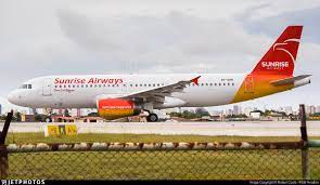 Please book your flight on eva air website. Zs Gar Airbus A320 231 Sunrise Airways Global Aviation Rafael Costa Psw Aviation Jetphotos