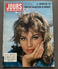 ▻JOURS DE FRANCE 175/1958-Liz Taylor- Francoise Sagan- Grace Kelly Monaco-  Vespa EUR 10,00