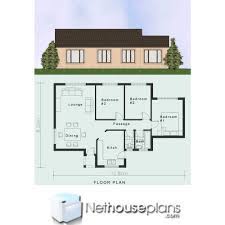 The minimum required depth is 20 meters maintaining at least 2 meter. Simple House Plans Clutter Free 3 Bedroom House Plans Nethouseplansnethouseplans