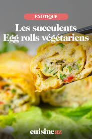 Egg Rolls Vegetariens Recette Vegetarien Recette Sans Viande Recette Vegetarienne