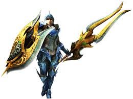 The charge blade is a complicated weapon that functions both as a sword and shield and a huge great axe. Monster Hunter 4 Ultimate Gaz Headspace