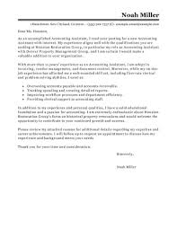 Best Accounting Assistant Cover Letter Examples Livecareer