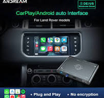 Andream Wireless CarPlay & Android Auto Interface Module Box Land Rover Sport, Evoque, Vogue, Discovery 4, and Jaguar XE, XF Models