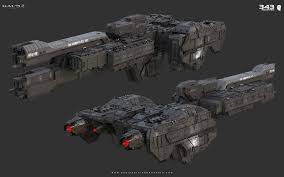 Halo2anniversary In Amber Clad Davide Di Giannantonio Halo Ships Spaceship Concept Star Citizen
