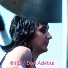 Jimmy Volpe, the high energy drummer of Smile at the KMET drum-off in 1981.  #drummer #rockdrummer #80srockband #laphotographer #losangelesphotographer  #lamusicscene @ Griffith Park