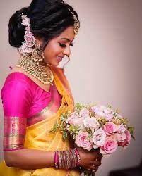 Muah Purebeautybylatha Indian Wedding Wear Bride Hairstyles Tamil Wedding