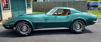 Image result for Blue Green 1973 Corvette
