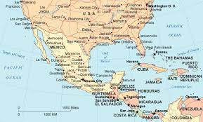 Guatemala is bordered by the gulf of honduras (caribbean sea) and the pacific ocean, mexico to guatemala is one of nearly 200 countries illustrated on our blue ocean laminated map of the world. Map Of Mexico Maps Of Mexico Map Of Mexico Mexico Tourism North America Map