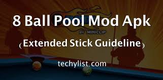 Guideline is not completely long. Download 8 Ball Pool Mod Apk 4 9 1 Extended Stick Guideline Techylist