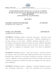 Liquidated ascertained damages (lad) are an important part of construction law in malaysia. Clj 2019 2 97 Othhco Damages Evidence