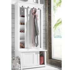 Die enden der haken sind hufig mit kugeln ausgestattet so dass die kleidung beim hngen geschont wird. Gota Schuhschrank Weiss Vintage Garderobe Weiss Mit Sitzbank Landhausstil Garderoben In Allen Variationen Bei Moebel24 47 X 190 X 29 Cm B X H X T Grosse Schuhschrank Aus Holzwerkstoff In Weiss Verfugt Uber Eine Praktische Jaimiemaccord