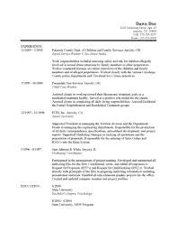 sample resumes examples job descriptions