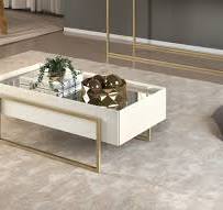Mesa De Centro Suri Cor Creme DJ Moveis