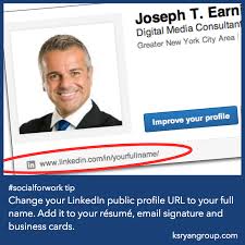 How to make your linkedin profile url shorter? Socialforwork Tip Change Your Linkedin Public Profile Url To Your Full Name Add It To Your Resume Email S Email Signature Public Profile Social Media Tips