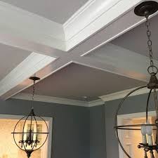 Colonial Revival Coffered Ceiling Ceiling Trim Home Ceiling Ceiling