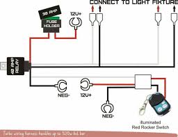 If the bar is mounted through rubber mounts, then you will have to run a ground wire to the bar or individual lights. Turbosii 2 54 Offroad Led Work Light Bar Wirless Remote Switch Wiring Harness Kit 12v 40a Fuse Relay Fog Light Heavy Duty Cable Wire 3 Lead For Jeep Tj Tacoma Tractor Toyota