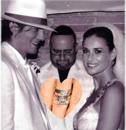 We all remember it. The wedding of Demi Moore and Ashton Kutcher. Most,  probably because he's 15 years her junior. I remember it because he's a  fellow Iowan (but as a woman