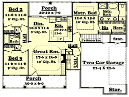 Gardner architects has an expansive collection of attractive, modern 2 story house floor plans that provide comfortable, spacious living and a wide range of bedroom arrangements to fit your needs. Country Style House Plans 1500 Square Foot Home 1 Story 3 Bedroom And 2 3 Bath 2 Gara House Plans One Story Basement House Plans Country Style House Plans