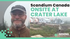 Exploring Crater Lake with Scandium Canada's CEO: On-Site Insights with Guy  Bourassa