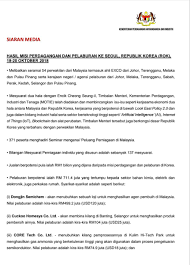 Di rantau asean, hanya malaysia dan singapura yang begitu aktif mempromosikannya. Miti Malaysia On Twitter Media Release Outcome Of The Trade And Investment Mission To Seoul Republic Of Korea Rok 18 20 October 2018 Darellleiking Imokman Ishamishak2 Officialmida Matrade Bernamadotcom Rtm Malaysia Malaymail Tmreserve
