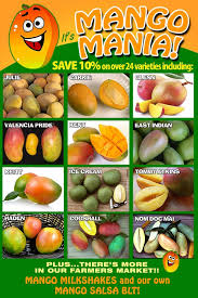 Mango Mania Starts Now!!! We've got over 24 varieties of mango trees in  stock and mouth watering mango treats in our Market!