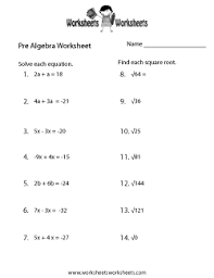 Pre Algebra Practice Worksheet Pre Algebra Worksheets Algebra Worksheets Pre Algebra