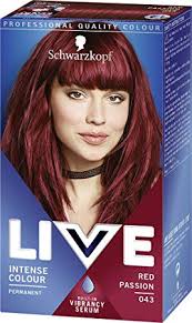 Schwarzkopf Live Intense Colour Permanent 043 Red Passion Pack Of 3