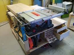 Mobile Table Saw Miter Saw Downdraft Stand Table Saw Station Table Saw Bosch Table Saw