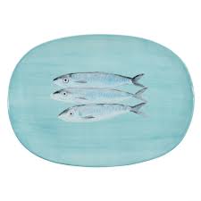 Assiette Poisson En Faience 21 X 33 Cm En 2020 Maison Du Monde Vaisselle Maison Du Monde Et Assiette