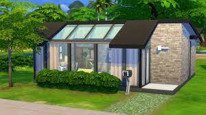 All Things Peachy Starter Glass House It S Been A While Since I Made Sims House Design Sims House Sims 4 House Design