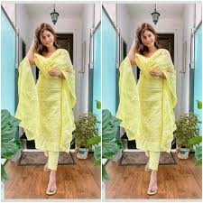 Get bandhani dress at best price with product specifications. Yellow Color Stitched A Line Salwar Suit Design Designer Dresses Indian Saree Blouse Neck Designs Dresses