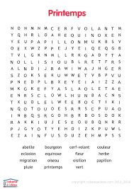 Liste de tous les mots de la langue française. Mots Meles Printemps Cabane A Idees