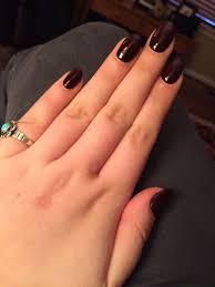 You only need to apply a matte topcoat and that's it! Dark Purple Rounded Acrylic Nails I Am In Love With My Nails Purple Nails Dark Purple Nails Gel Nails Shape