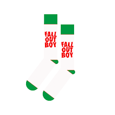 Holiday Logo Socks Fall Out Boy Use it in a creative project, or as a sticker you can share on tumblr, whatsapp, facebook messenger, wechat, twitter or in other messaging apps. holiday logo socks fall out boy