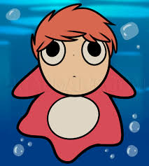 How To Draw Fish Ponyo Step By Step Drawing Guide By Dawn Dragoart Com High quality ponyo inspired drawstring bags by independent artists and designers from around the world. how to draw fish ponyo step by step