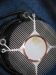 For amd's coolers, i dug through our boxes and pulled out one of each of the coolers available with ryzen. Should I Be Concerned About Yellow Blotches On Thermal Paste Of Ryzen 2700 Stock Wraith Cpu Cooler Super User