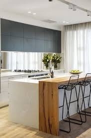 The Block 2016 Week 8 Kitchen Reveals Modern Kitchen Island Interior Design Kitchen Living Room Kitchen