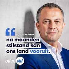 Voorzitter Egbert Lachaert zorgt voor een doorbraak in de federale  regeringsonderhandelingen. "Er zijn 7 partijen bereid om hun  verantwoordelijkheid op te nemen. Om het eigen partijbelang te overstijgen  en bruggen te bouwen.